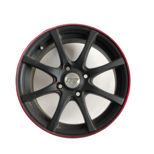 Llanta Negra 8 Rayos